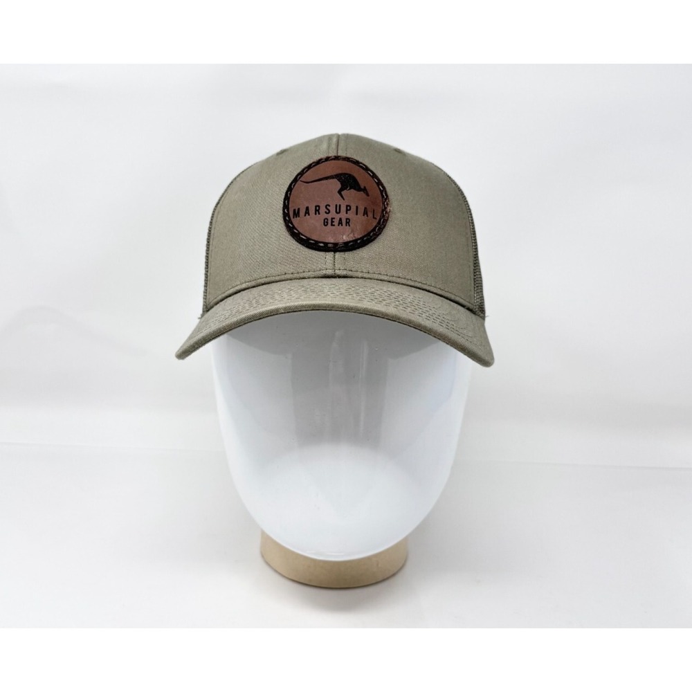 Marsupial Gear Trucker Hat Men OS Olive Green Snapback Mesh Richardson